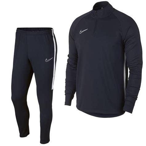 nike academy 21 drill trainingspak donkerblauw wit|Nike · Dry Academy 21 trainingspak Heren .